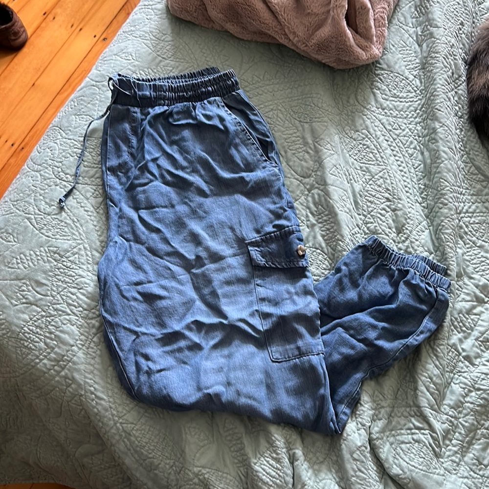 NWT Drawstring pants - for the republic denim